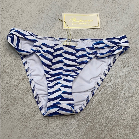 Shoshanna Other - SHOSHANNA Blue and White Bikini Bottom